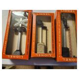 Set of 3 Vintage Lionel Train Signals in Original Packaging