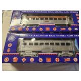 Set of 2 RMT American Railroad Rail Diesel Cars - Milwaukee Road & Santa Fe