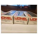 Set of 3 Lionel O and 027 Gauge Rolling Stock Boxcars