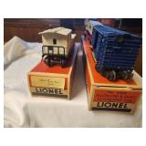 Collection of 5 Lionel Vintage Model Train Cars with Original Boxes