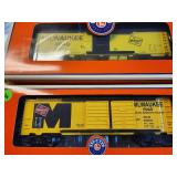 Lionel Milwaukee Road Model Train Cars - Set of 3 in Original Packaging