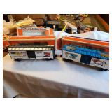 Set of 2 Lionel Electric Trains Warner Bros Box Cars: Sylvester & Tweety and Pepe Le Pew & Penelope