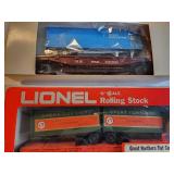Lionel O Scale Great Northern Flat Cars with Trailers Set