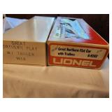 Lionel O Scale Great Northern Flat Cars with Trailers Set