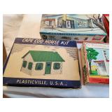 Vintage Plasticville Model Kits Collection