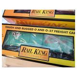 Set of 3 O-27 Scale Freight Cars - Rail King Great Northern & K-Line MILW