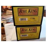 Set of 3 O-27 Scale Freight Cars - Rail King Great Northern & K-Line MILW