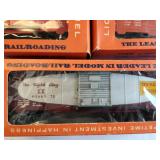 Set of 3 Lionel Model Railroad Boxcars with Original Packaging