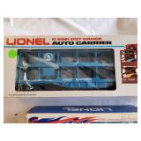 Lionel O and 027 Gauge Auto Carrier & Box Car Model Trains Set