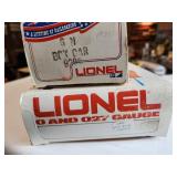 Lionel O and 027 Gauge Auto Carrier & Box Car Model Trains Set