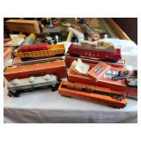 Lionel Train Car Collection: Alaska Gondola, Erie Flatcar, & Accessories