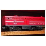 Vintage 2 Piece Set - Lionel Minneapolis & St. Louis Diesel Locomotive No. 229 with Box and Lionel 229 Minneapolis & St. Louis Alco Diesel "B" Unit