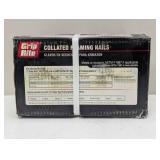 Grip Rite 3-1/4" x .131", 30 Degree Paper Tape Offset Round Head Nails, Bright, Smooth Shank, (4,000/Carton)