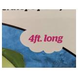 BigMouth Inc X Original Squishmallows Tristan The Triceratops Pool Float 4 Ft Long