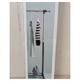 Adjustable Single Rod Garment Rack Black - Room Essentials™: Steel Frame