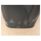 Hefty 13gal Odor Block Trash Can Black: Kitchen Touch-Top Garbage Can, Tight-Fitting Lid - Dented