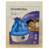 Whisper-quiet Cool Mist Portable Ultrasonic Humidifier with Dual Nozzles and Auto Shut-Off