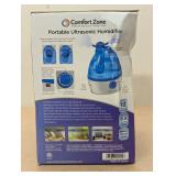 Whisper-quiet Cool Mist Portable Ultrasonic Humidifier with Dual Nozzles and Auto Shut-Off