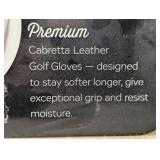 Kirkland Signature Golf Gloves Premium Cabretta Leather, X-Large (4 Count) (LH for the RH Golfer)