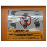 1625 CFM 3-Speed Portable Blower Fan Air Mover with Collapsible Handle and Rear Wheels - Minor damage on handle