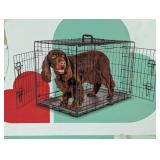 Wire Collapsible Dog Crate - Black - Boots & Barkley™
