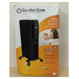 1500-Watt Electric Oil-Filled Space Heater with Digital Display