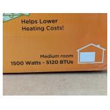 1500-Watt Electric Oil-Filled Space Heater with Digital Display