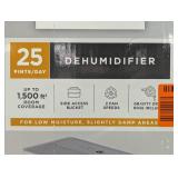 25 pt. Dehumidifier up to 1,500 sq. ft. ENERGY STAR for Basement, Garage, or Wet Rooms in White