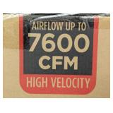 30 in. 3-Speeds High Velocity Tilting Pedestal Fan with Adjustable Height in Black