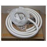 16 ft. Mini Split Line Set 1/4 in. and 3/8 in. O.D Copper Pipes Tubing and Triple-Layer Insulation for Air Conditioning w/ Fittings