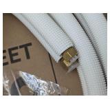 16 ft. Mini Split Line Set 1/4 in. and 3/8 in. O.D Copper Pipes Tubing and Triple-Layer Insulation for Air Conditioning w/ Fittings