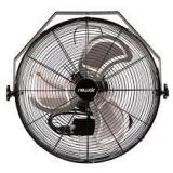 18 in. High Velocity Wall Mounted Fan with 3 Fan Speeds, Sealed Motor Housing and Ball Bearing Motor - Black