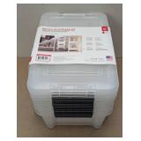 IRIS Buckle Up Storage Set, 12.9 Quart, Clear, 4 ct