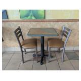 COMMERCIAL RESTAURANT DINING TABLE & CHAIR SET TAN