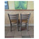 COMMERCIAL RESTAURANT DINING TABLE & CHAIR SET TAN