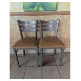 COMMERCIAL RESTAURANT DINING TABLE & CHAIR SET TAN