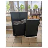 LOCKWOOD SINGLE SPLIT DOOR TRASHCAN