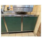 DUKE STAINLESS STEEL WORKTOP 2 DOOR COOLER