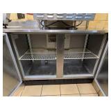 DUKE STAINLESS STEEL WORKTOP 2 DOOR COOLER