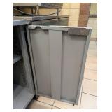 DUKE STAINLESS STEEL 2 DOOR WORKTOP STORAGE CABINET
