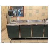DUKE STAINLESS STEEL 3 DOOR WORKTOP CABINET W/ SINK