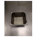 10 STAINLESS STEEL 1/6 STEAM TABLE PANS (4” DEEP)