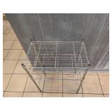 METRO STAINLESS STEEL 3-TIER METAL SHELVING