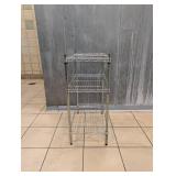 METRO STAINLESS STEEL 3-TIER METAL SHELVING