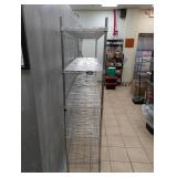 METRO STAINLESS STEEL 5-TIER METAL SHELVING