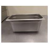 10 STAINLESS STEEL 1/3 STEAM TABLE PANS (6” DEEP)