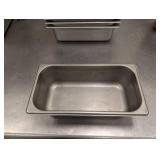 10 STAINLESS STEEL 1/3 STEAM TABLE PANS