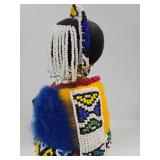 Larger Handmade South African Ndebele Bride Figure
