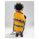 Larger Handmade South African Ndebele Bride Figure
