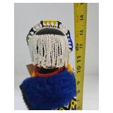 Larger Handmade South African Ndebele Bride Figure